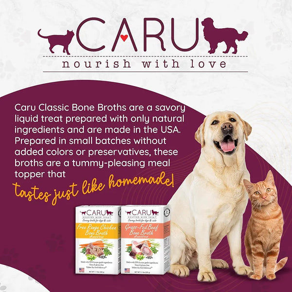 Caru - Grass-Fed Beef Bone Broth for Dogs & Cats
