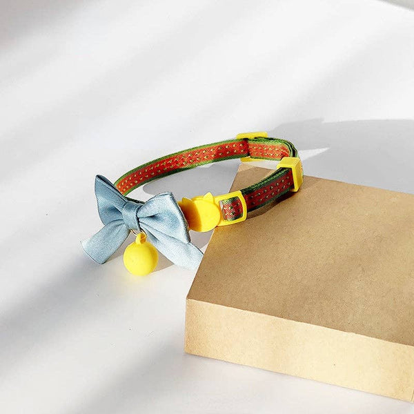 Cheerhunting Mokka - Adjustable Cat Collar with Bowknot & Bell
