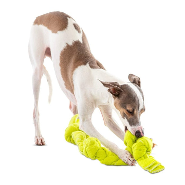 Guru Squeaking Tennis Snuffle Rope