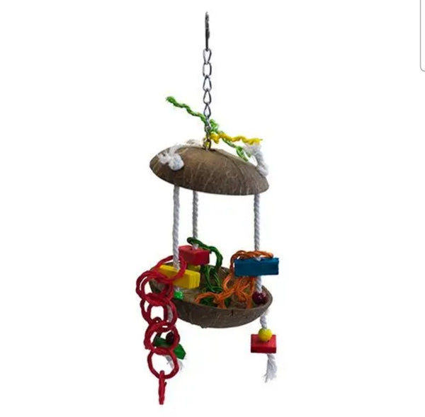 Caitec Coconut Hutch Bird Toy