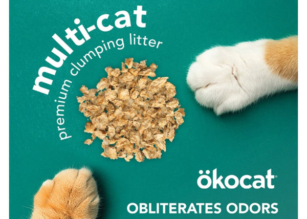 NEW! Okocat Low Track Wood Clumping 12.6lb Bag