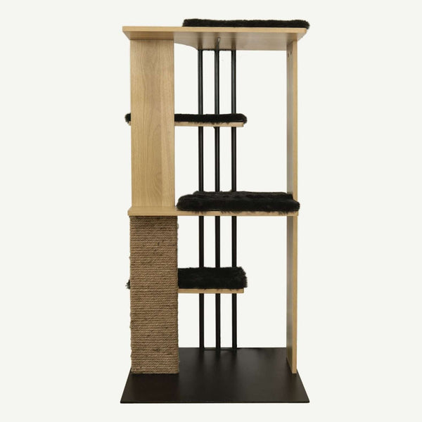 4 Cats & Dogs - Cali Cat Tree Walnut Finish