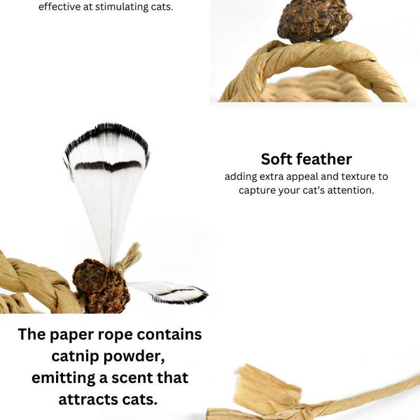 Woven Catnip Slipper