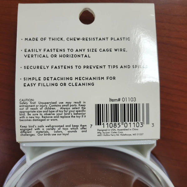 12oz Plastic Crock with Locking Ring