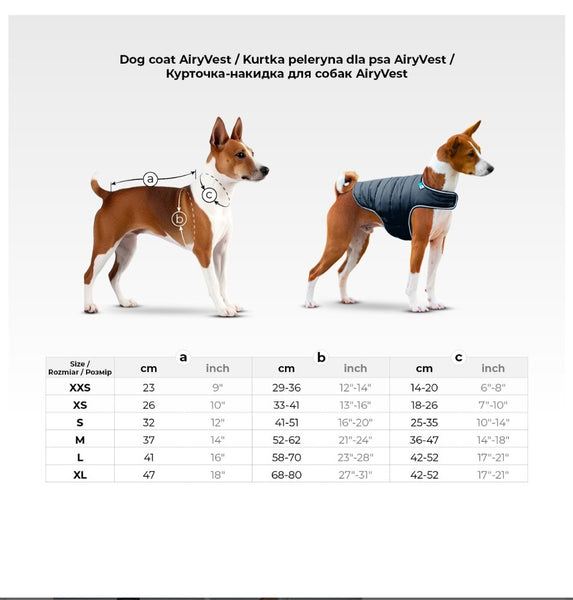 AiryVest Dog Coat Black