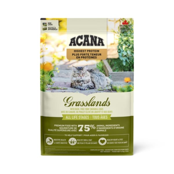 Acana Highest Protein Dry Cat Food - Grasslands Recipe 4lb
