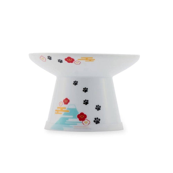 Extra Wide Raised Cat Food Bowl (Fuji Limited Edition)