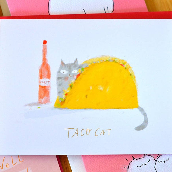 The Dancing Cat Taco Cat Card