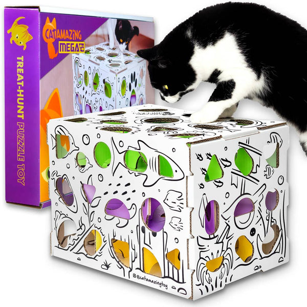 MEGA Interactive Cat Toy and Puzzle Feeder