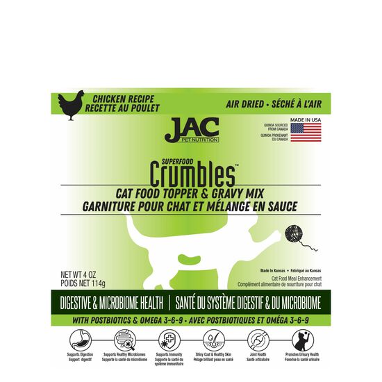 Jac Superfood Crumbles for Cats