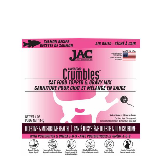 Jac Superfood Crumbles for Cats