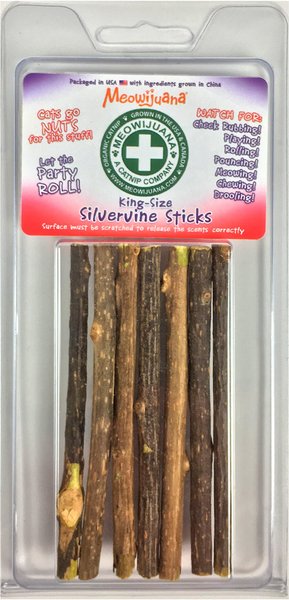 Meowijuana Silvervine Sticks 6 count