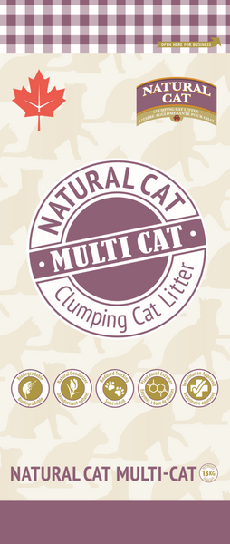 Natural Cat Clumping Cat Litter 13kg