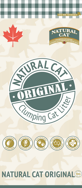 Natural Cat Clumping Cat Litter 13kg