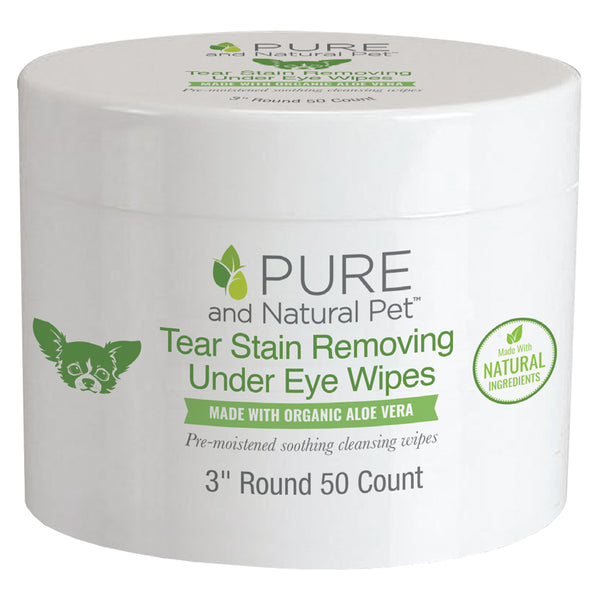 Pure and Natural Under Eye Wipes 50 wipes
