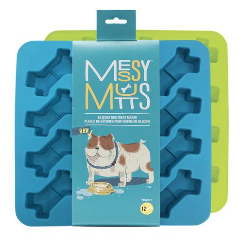 Messy Mutts - Silicone Bone - Treat Maker 2 pack Messy Mutts - Silicone Bone - Treat Maker 2 pack