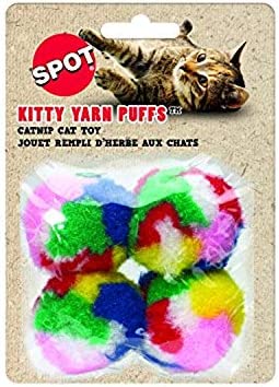 Kitty Yarn Puffs 4 Small Balls