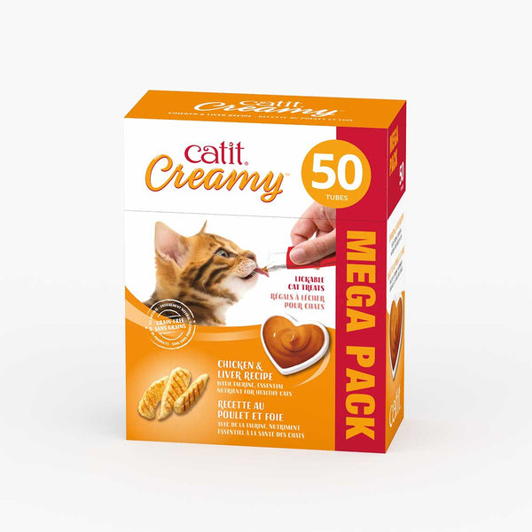 Catit Creamy Mega Packs - 50 x 15g tubes