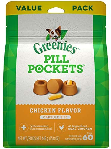Greenies Pill Pockets Dog Capsule Size
