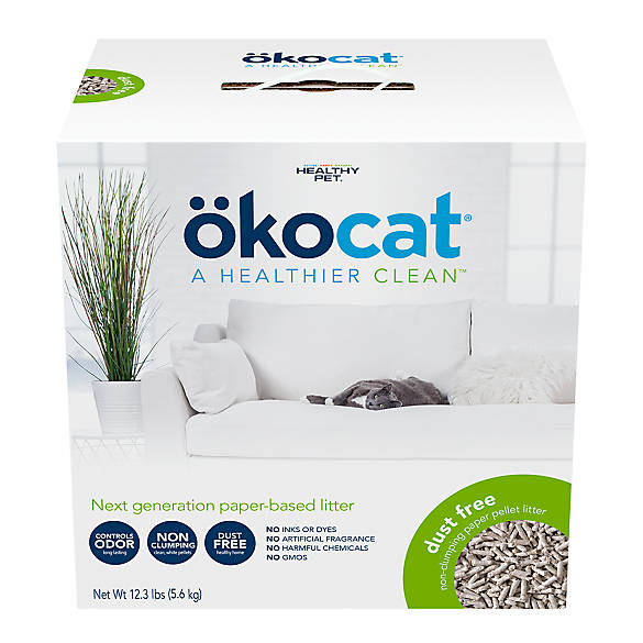 Okocat Natural Paper Litter Dust Free 8.2lb