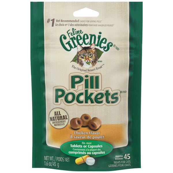 Greenie Pill Pockets for Cats 1.6oz