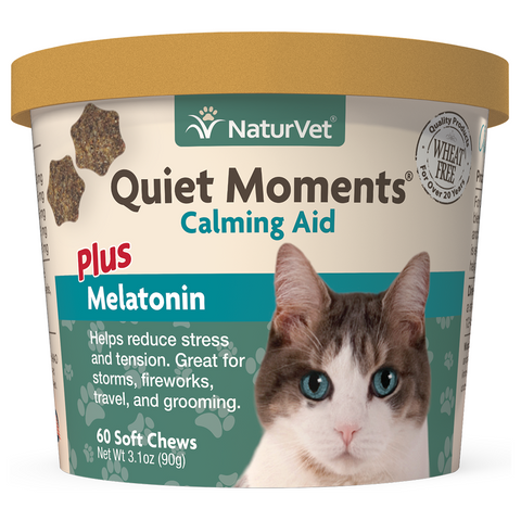 Naturvet Quiet Moments Soft Chew Melatonin for Cats Cascadia Natural Pet Supply