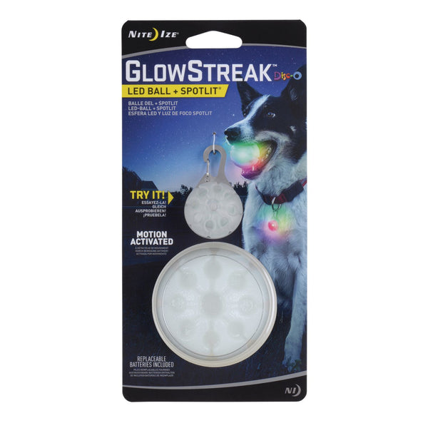Glow Streak LED Ball + Spotlit