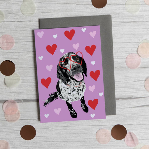 Spaniel Love Valentines Greeting Card