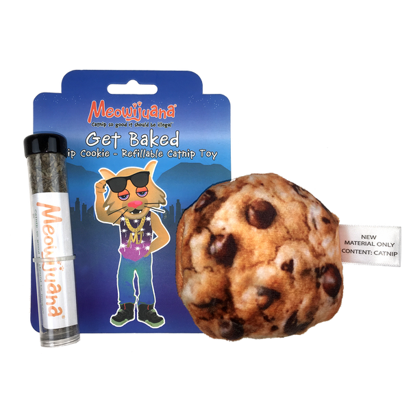 Meowijuana "Get Baked" Refillable Cookie