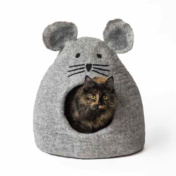 Karma Cat Mouse Cave Grey