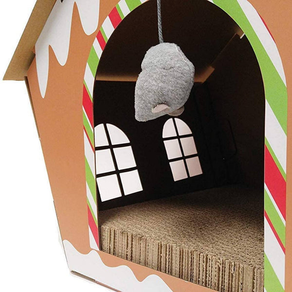 Midlee Cat Gingerbread House