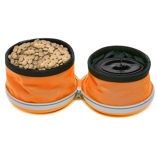 MuTTravel 2-in-1 Zippered Dog Bowl