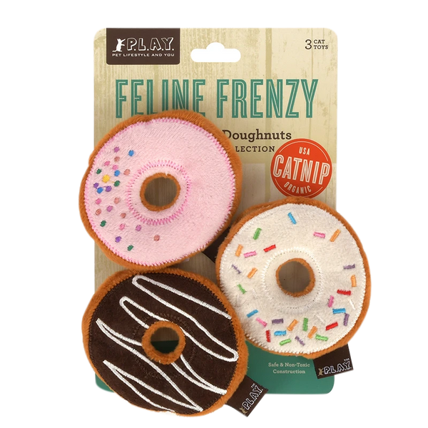 PLAY Feline Frenzy - Cat Toy - Kitty Kreme Doughnut