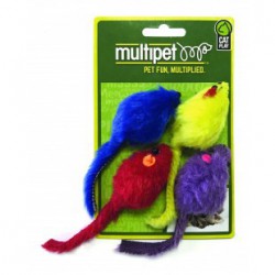 Multipet Colored Mice 4 Pack