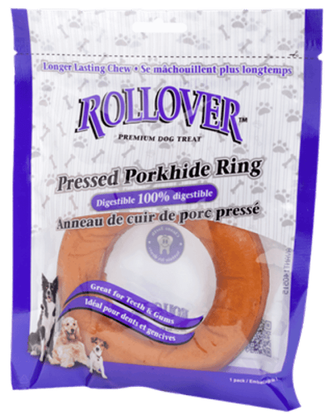 Rollover Pressed Porkhide Ring