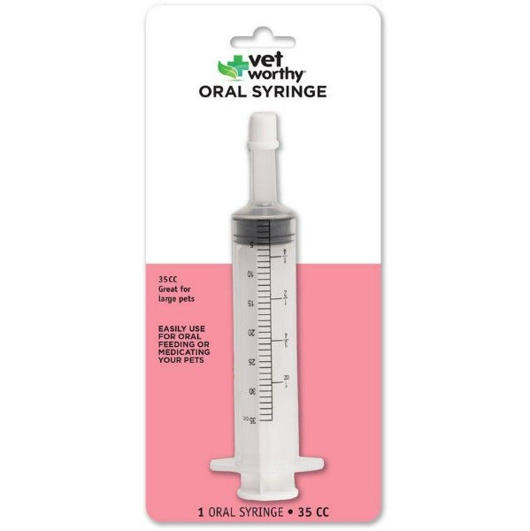 Vet Worthy Pet Oral Syringe 35cc