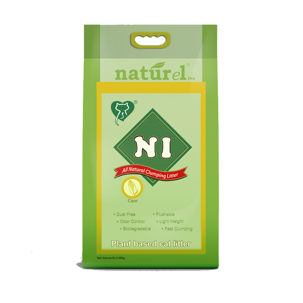 Nature1 - Tofu Clumping Litter -  2.85kg