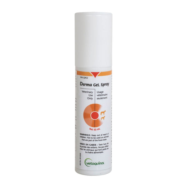 VETOQUINOL Derma Gel Spray for Pets & Livestock, 1.7 fl oz (50 ml)