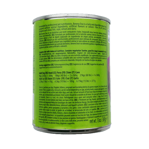 Benevo Duo Complete Dog and Cat Food 12.8oz