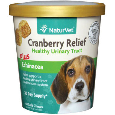 Cranberry Relief Plus 
Echinacea Soft Chew-60/Cup