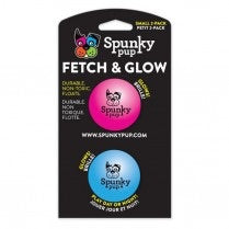Spunky Pup Fetch & Glow - small 2-pack