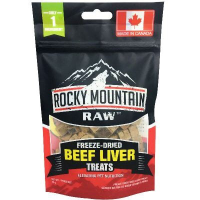 Rocky Mountain Raw freeze-dried beef liver dog treats