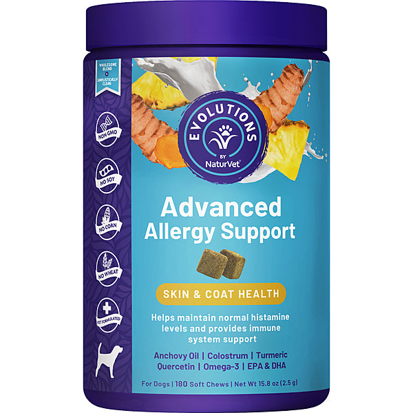 Naturvet Advanced Allergy Soft Chews 180 count