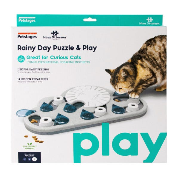 Puzzle and Play Rainy Day Cat Toy