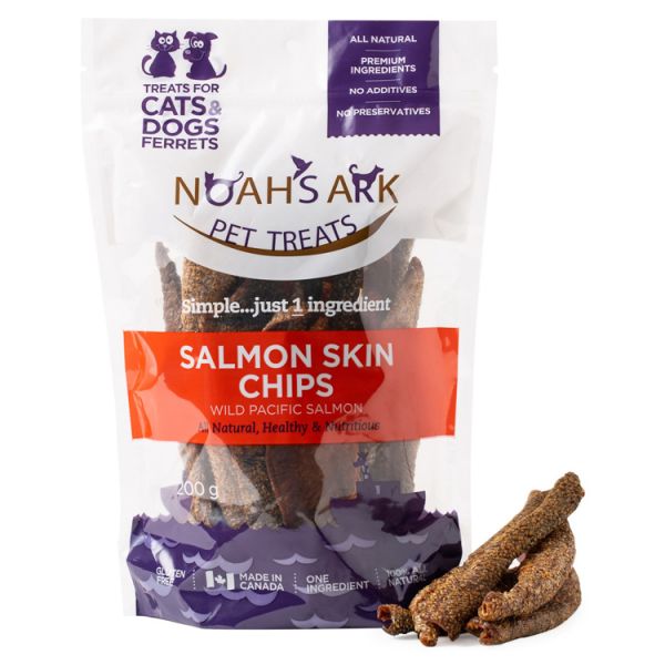 Noah’s Ark Salmon Skin Chips 200g